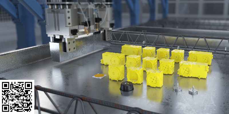 Das B2-System umfasst Geräte-Verbindungsdosen in drei Bauhöhen sowie neu entwickelte Electronic- und Doppel-Geräte-Verbindungsdosen mit 68,5 mm Tiefe. (QR-Code zum Produktvideo „B2 Features“ auf YouTube) (Foto: KAISER GmbH & Co. KG)