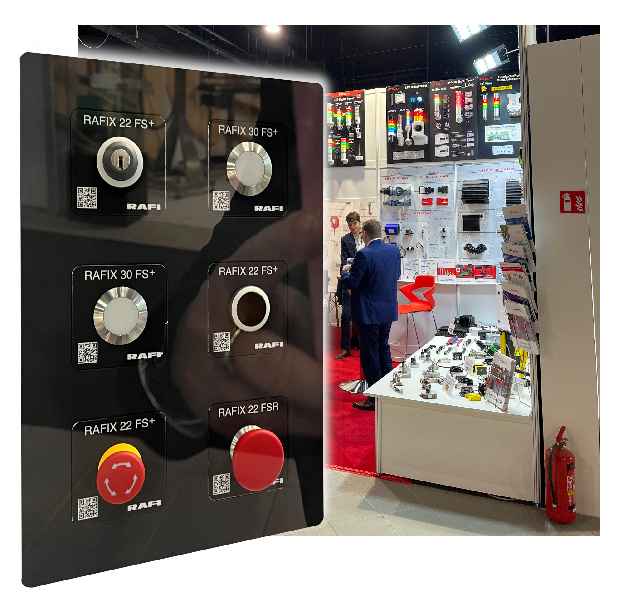 On the DACPOL stand at the Warsaw Pack, RAFI unveiled its brand-new demo rack populated with sample panels